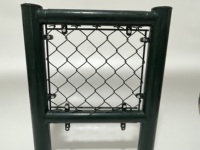 Clôture en treillis métallique galvanisé pour terrains sportifs professionnels, protection de jardin et de cour, filet en PVC vert