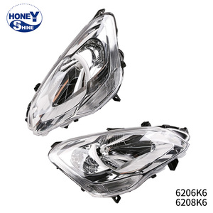 Faro Anteriore per Peugeot Partner Citroen <span class=keywords><strong>Berlingo</strong></span> 2008-2018 Alogeno H4 OE 6206K6 6208K6 Sinistro Destro - Product Image 1