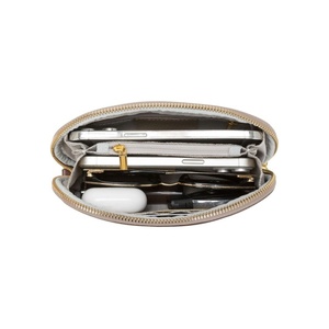 Bolso de Mano Tipo Clutch de Moda Ecológico con Cierre de Cremallera de Cuero Genuino Personalizado para Mujer, Bolso Bandolera Pequeño, Monedero, Bolso para Teléfono Móvil - Product Image 5