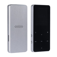 Lecteur MP3/MP4 sans fil Bluetooth en métal avec carte intégrée de 16 Go, lecteur de musique multilingue, vente en gros