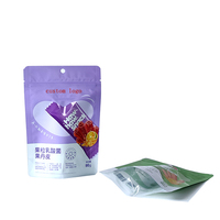 Pochette debout à fermeture éclair réutilisable de conception personnalisée écologique Emballage de collation de fruits secs de céréales mélangées Sac en mylar de 3.5g