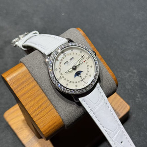 Luxury Elegant Diamond Embedded Moon Phase Date Multi Function <b>Automatic</b> Ladies Mechanical Wristwatch - Product Image 2
