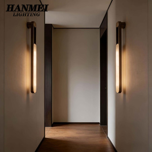 Modern Stainless Steel & Marble <b>Wall</b> <b>Sconce</b> With LED Light Source for Living Room Bedroom Home Office HM-YL-W761 Modern Design S - Product Image 4