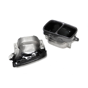 SYPES Voiture 304 Acier Inoxydable Double Carré Silencieux Embout D'échappement pour Benz W176 W177 A180 A200 A260 up <span class=keywords><strong>A45</strong></span> CLA45 GLA45 - Product Image 5