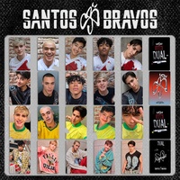 Juego de 5 Fototarjetas SANTOS BRAVOS DUAL HD, Kenneth Kaue, Drew Venegas, Tarjetas LOMO Brillantes de Doble Cara, Regalo para Fans, Postales