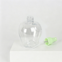Emballage PET unique en forme de fruit, rechargeable, type pompe, avec logo personnalisé, pour soins des mains et de la peau des enfants, vaporisateur pour cheveux, shampoing, mousse