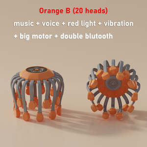 20 Punkt Octopus Claw Relaxation Kopf <span class=keywords><strong>massage</strong></span> gerät Smart Electric Scalp <span class=keywords><strong>Massage</strong></span> Tool Octopus Kopf <span class=keywords><strong>massage</strong></span> gerät - Product Image 4