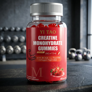 Creatine Monohydrate Gummies for Men <b>Women</b> Muscle Recovery <b>Pre</b> <b>Workout</b> Chewable Supplement Manufacturer Wholesale - Product Image 1
