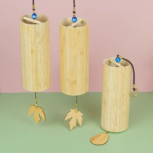 Vintage Japanese Style Bamboo <b>Wind</b> <b>Chime</b> Hand Held Natural Bamboo Tube Chord <b>Wind</b> <b>Chime</b> For Garden Yard And Music Decoration - Product Image 4