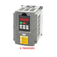 Variateur de fréquence (VFD) BulkMan3D Huanyang 0,75 kW 220 V 50 Hz 5 A monophasé et triphasé, modèle HY0D7523B, pour pièces de machines à bois