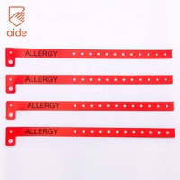 Bracelets promotionnels jetables en gros, étanches, à usage unique, en forme de L, pour événements, bracelets d'identification en PVC pour événements