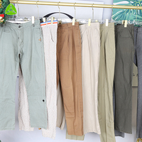 Pantalones de Algodón para Hombre Estilo Africano Gracer A16, Fardos de Exportación de 45kg-100kg, Ropa Usada de Guangdong