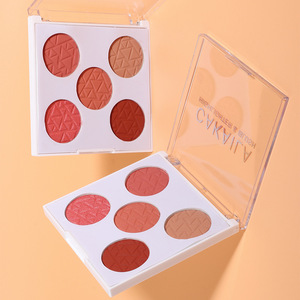 บลัชออนสีสันสดใส ป้องกันรอยเปื้อนและกันน้ำ พกพาสะดวกสำหรับการแต่งหน้าประจำวันของผู้หญิง - Product Image 5