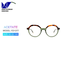 Montura Óptica Poligonal de Acetato OEM Personalizada, Talla 52-22-145, Ligera y Cómoda, para Adultos Unisex, Fabricante Chino