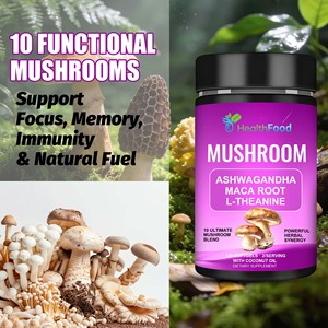 Gélules de champignons les plus vendues, contenant un mélange d'extraits de champignons naturels, favorisent la santé métabolique, capsules de gélules de champignons - Product Image 4