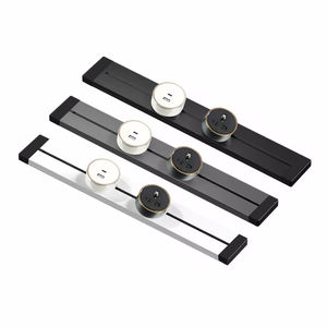 VBQN Universelle Aluminium-Wandmontage Küchen-Steckdosenleiste Versteckte Stromschiene Elektrische Steckdose mit USB-Anschluss - Product Image 2