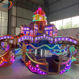 Manège Bateau Rotatif Personnalisable à Thème pour Enfants avec Lumières LED pour Parcs d'Attractions Extérieurs, Fêtes Foraines et Carnavals - Product Image 2