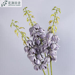 H-589 Faux Bluebell Flower Real Touch Muguet Longue Tige <span class=keywords><strong>Jacinthe</strong></span> Décor De Mariage - Product Image 2