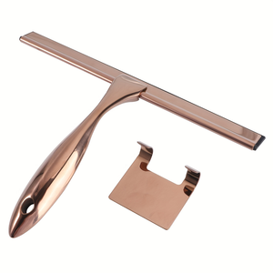 New Stainless Steel Glass Squeegee With CE Approval Portable Bathroom <strong>Cleaner</strong> Rose Gold <strong>Window</strong> Cleaning <strong>Kit</strong> for Shower Use - Product Image 2
