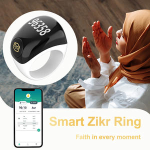 Anillo Zikr Inteligente con Control por Aplicación, Reloj Despertador con Alarma Azan 999999, Electrónica - Product Image 2