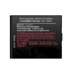 RUIXI baterai HBL9000S 3.8V 5000mAh, cocok untuk UROVO i9000s 4G logistik gudang ERP PDA HBL9000S