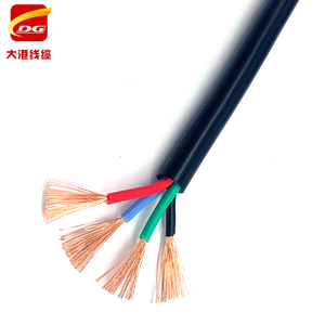 Câble électrique H05VV-F 4G1.<span class=keywords><strong>5</strong></span> 4G2.<span class=keywords><strong>5</strong></span> 4mm2 6mm2 <span class=keywords><strong>10mm2</strong></span> 16mm2 25mm2, cordon d'alimentation 300/500V, câble isolé en PVC - Product Image 3