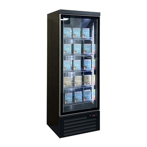 Congélateur de crème glacée 600 Lite Vitrine verticale en verre Ventilateur de refroidissement Congélateur de vitrage pour magasin - Product Image 3