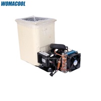 Véhicules camping-car réfrigérateur réfrigération R134a compresseur unité de condensation 24V/12V DC Mini compresseur pour réfrigérateur de voiture
