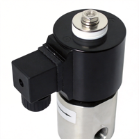 Vanne solénoïde pilote à eau COVNA 1/4''-3/8'' DN08 à filetage BSP, orifice de 1,5 mm, haute pression 100/200/250 bars, 24 V, haute température