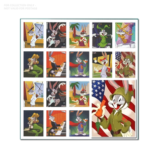 Etiquetas Decorativas Anti-Falsificación con Temática de Dibujos Animados para Manualidades y Sellos Postales, Venta al Por Mayor en EE. UU., SOLO para COLECCIÓN - Product Image 5