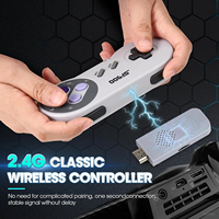 Lecteur de jeu portable SF2000 Mini lecteur vidéo avec console à touches croisées et poignées de jeu sans fil