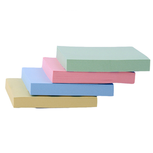 Bộ quà tặng khuyến mãi đầy màu sắc bài <span class=keywords><strong>MEMO</strong></span> Pad màu hồng ghi chú tùy chỉnh logo tự dính - Product Image 1
