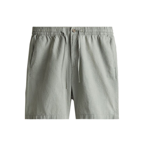 Pantalones cortos de hombre de mezcla de lino y rayón, corte cómodo, longitud a media pierna, caída suave, ideales para climas cálidos y movimiento sin esfuerzo durante todo el día. - Product Image 1