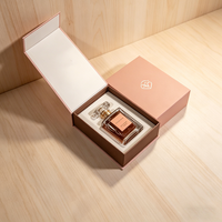 Boîte à tiroir rigide de conception personnalisée, boîte-cadeau de luxe en carton rigide pour flacon de parfum, soin de la peau, sérum en verre, avec fermeture à tiroir et insert en EVA