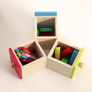 Jouet d'activité de tri des formes et des couleurs en bois Montessori, <span class=keywords><strong>kit</strong></span> de reconnaissance géométrique pour tout-petits, développement de la <span class=keywords><strong>motricité</strong></span> fine - Product Image 3