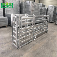 Panneaux de clôture de style américain pour ferme et ranch, cadre en fer galvanisé à chaud, pour chevaux, cerfs, moutons, chèvres, utilisation sur chantier
