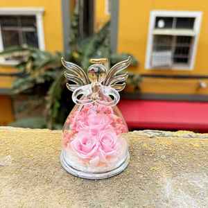Rosas preservadas Real Touch Flower Eternelle, decoración para el Día de San Valentín, larga duración, 3-5 años, rosa eterna preservada en vidrio - Product Image 5