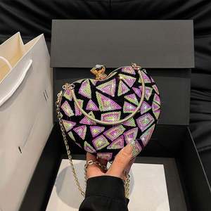 ウェディング ブライダル プロム ラインストーン パース レディース ビーズ クリスタル クラッチ イブニングバッグ - Product Image 5