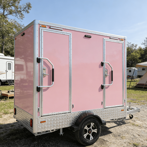 Remorque de toilettes préfabriquée, écologique, durable et portable, avec un équipement de luxe pour le camping, les appartements, les bureaux et les sanitaires extérieurs - Product Image 6