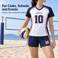 Ensemble de maillots de volley-ball personnalisés pour jeunes, multi-tailles, pour équipes familiales, uniformes d'équipe sublimés, club et école, OEM