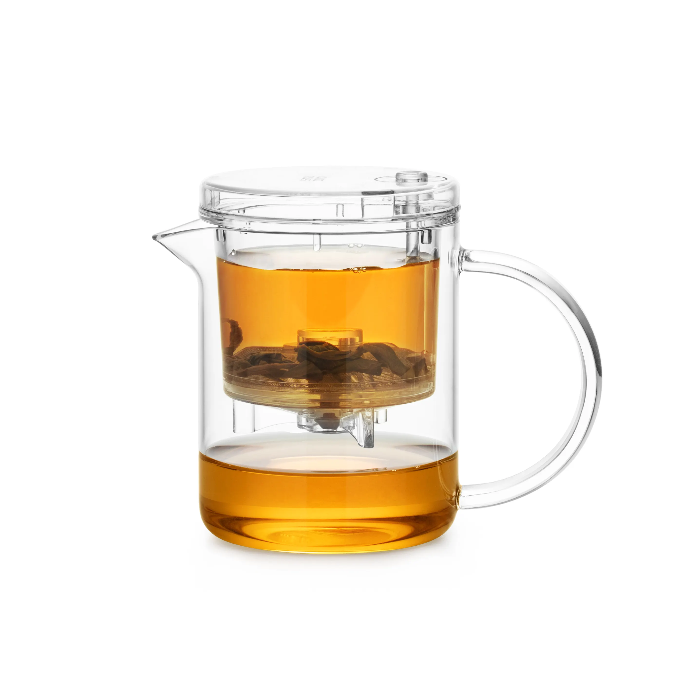 Çıkarılabilir demlik ile sıcak satış borosilikat cam çay demliği isıya dayanıklı cam su ısıtıcısı çaydanlık