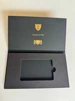 Boîtes à fentes en métal avec fermeture magnétique pour cartes NFC, cadeaux, mariages et affaires, AVEC CARTES