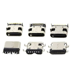 원스톱 구매 지원 사용자 정의 USB 커넥터 PCB 충전 커넥터용 로쉬 리치 타입 C USB 타입 C 암 커넥터 - Product Image 1