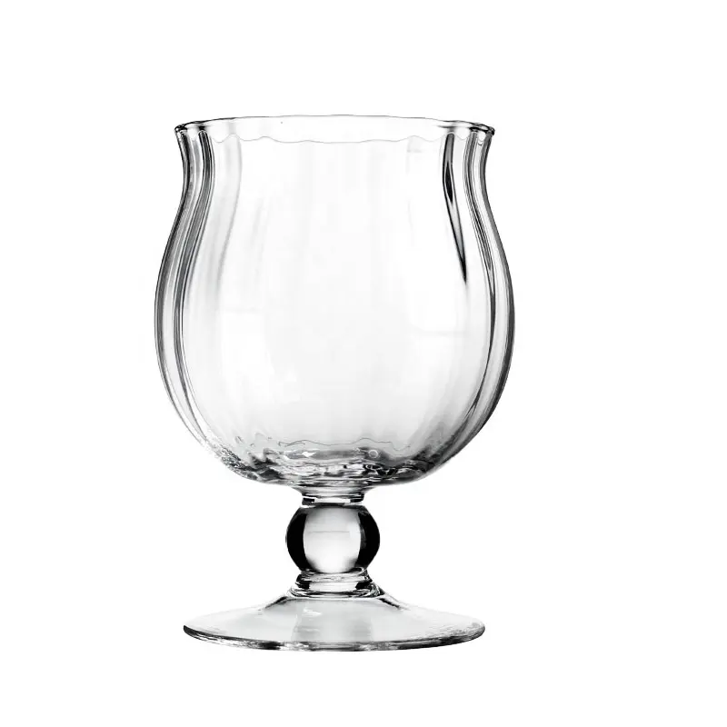 Juego de 2 vasos de cristal transparente para cóctel, Set de 2 Copas de cristal transparente de primera calidad, elegantes copas de Brandy, Set de regalo