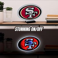 Sportkultur BallTeam Philadelphia Eagles LED Infinity Logo Licht - 3D-Lichteffekt Leichtgewichtiges Kunststoff-Acryl-Display zum Einstecken