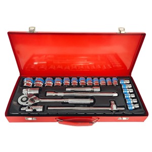 Juego de 24 Herramientas Manuales para Reparación de Automóviles, Juego de Llaves de Trinquete Profesionales para Vehículos - Product Image 3