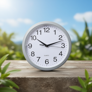 Wall <b>clock</b> (25.5x4cm) <b>Grey</b> 68210 - Product Image 3