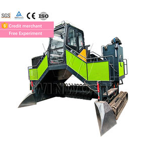 WINWORK 오일 팜 폐기물 퇴비화 시스템 모터 섬유 팜 프런드 생산 라인을 갖춘 대형 과일 껍질 퇴비 혼합 기계 - Product Image 4