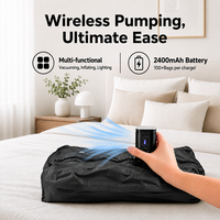 Sacs de compression sous vide professionnels, imperméables IPX8, réutilisables, grande taille, en matériau PA+PE, pour valises de voyage, durables, gain de place