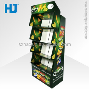 Carton de luxe affichage riser d'affichage de plancher de carton, publicité de compteur de carton pour café <span class=keywords><strong>illy</strong></span> - Product Image 4